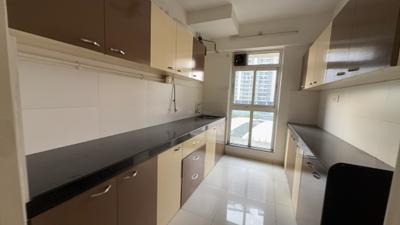 Kitchen Image of 1300 Sq.ft 3 BHK Apartment / Flat for rent in Godrej Emerald, Thane West Thane for Rs. 34000