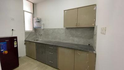 Kitchen Image of 450 Sq.ft 1 BHK Apartment / Flat for rent in Mahalakshmi Nagar Indore for Rs. 18000