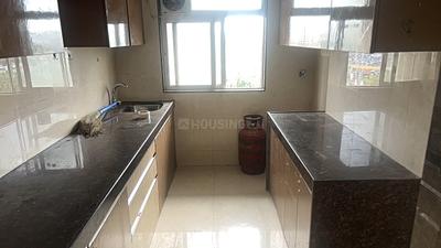 Kitchen Image of 600 Sq.ft 2 BHK Apartment / Flat for rent in Veena Serene Residential, Chembur Mumbai for Rs. 60000