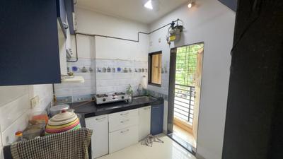 Kitchen Image of 499 Sq.ft 1 BHK Apartment / Flat for sale in Sukur Enclave A, Kasarvadavali Thane for Rs. 6200000