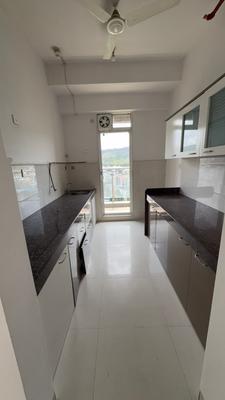 Kitchen Image of 1100 Sq.ft 2 BHK Apartment / Flat for rent in Ashar Edge, Thane West Thane for Rs. 45000