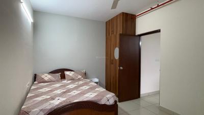 Bedroom Image of 1460 Sq.ft 3 BHK Apartment / Flat for rent in UKN Belvedere By UKN Airport District Phase 1, Navarathna Agrahara Bengaluru for Rs. 60000