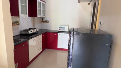 Kitchen Image of 1100 Sq.ft 2 BHK Apartment / Flat for rent in Neeladri Paradise, Mahadevapura Bengaluru for Rs. 40999