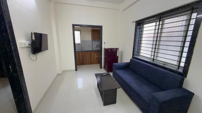 Living Room Image of 500 Sq.ft 1 BHK Apartment / Flat for rent in Mahalakshmi Nagar Indore for Rs. 16000