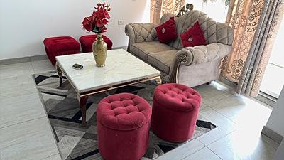 Living Room Image of 1827 Sq.ft 3 BHK Apartment / Flat for rent in ABA Cleo County, Sector 121 Noida for Rs. 75000