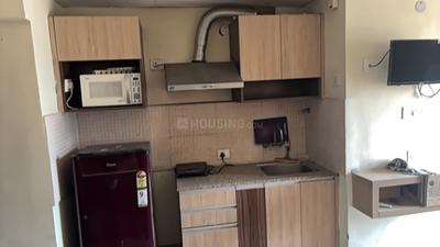 Kitchen Image of 485 Sq.ft 1 RK Apartment / Flat for rent in Supertech Ecociti, Sector 137 Noida for Rs. 19800