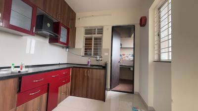 Kitchen Image of 1400 Sq.ft 3 BHK Apartment / Flat for rent in Silveroak Shriyans, Punawale Pune for Rs. 28000