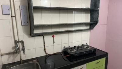 Kitchen Image of 500 Sq.ft 1 BHK Apartment / Flat for rent in Panchamrut Society, Thane West Thane for Rs. 17000