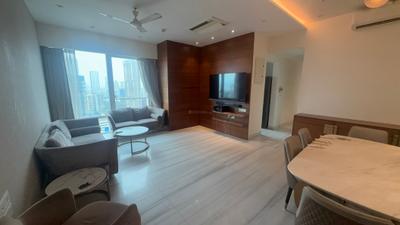 Living Room Image of 1450 Sq.ft 3 BHK Apartment / Flat for rent in Indiabulls Blu, Worli Mumbai for Rs. 400000