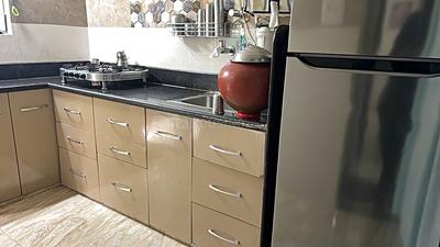 Kitchen Image of 720 Sq.ft 2 BHK Apartment / Flat for sale in Vejalpur Ahmedabad for Rs. 4800000
