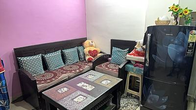 Living Room Image of 450 Sq.ft 1 BHK Builder Floor for sale in Uttam Nagar New Delhi for Rs. 1300000