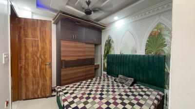 Bedroom Image of 650 Sq.ft 2 BHK Builder Floor for rent in Dwarka Mor New Delhi for Rs. 23500