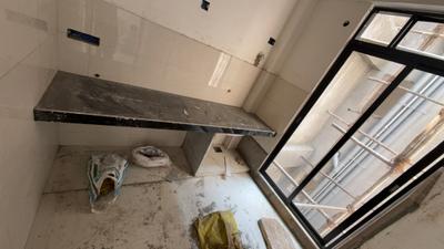 Kitchen Image of 600 Sq.ft 1 BHK Apartment / Flat for sale in Sai Aura, Ulwe Navi Mumbai for Rs. 4100000