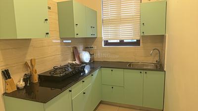 Kitchen Image of 1040 Sq.ft 2 BHK Builder Floor for sale in Krish Harmony, Daganheri Bhiwadi for Rs. 4600000