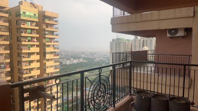 Balcony Image of 1100 Sq.ft 3 BHK Apartment / Flat for rent in Gaurs Siddhartham, Siddharth Vihar Ghaziabad for Rs. 25000