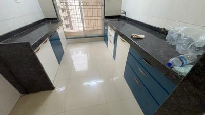 Kitchen Image of 1550 Sq.ft 3 BHK Apartment / Flat for rent in Neelkanth Majestic, Kalamboli Navi Mumbai for Rs. 41000