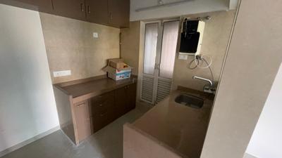 Kitchen Image of 650 Sq.ft 2 BHK Apartment / Flat for rent in Dosti West County, Thane West Thane for Rs. 30000
