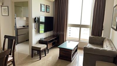 Living Room Image of 550 Sq.ft 1 BHK Apartment / Flat for rent in Hiranandani Estate Thane for Rs. 45000