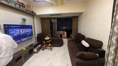 Living Room Image of 1000 Sq.ft 2 BHK Apartment / Flat for sale in Natu 9 Riviera Hills, Kalwa Thane for Rs. 12500000