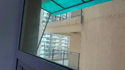 Balcony Image of 1150 Sq.ft 3 BHK Apartment / Flat for rent in Gaurs Siddhartham, Siddharth Vihar Ghaziabad for Rs. 27000