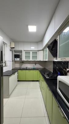 Kitchen Image of 1800 Sq.ft 3 BHK Apartment / Flat for rent in Purva Westend Phase 1, Hongasandra Bengaluru for Rs. 80000