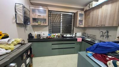 Kitchen Image of 1000 Sq.ft 1 BHK Independent House for rent in Mahalakshmi Nagar Indore for Rs. 22000