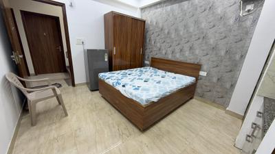 Bedroom Image of 600 Sq.ft 1 RK Studio for rent in Sector 55 Gurgaon for Rs. 20000