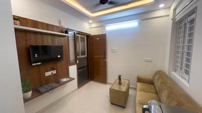 Living Room Image of 600 Sq.ft 1 BHK Apartment / Flat for rent in BTM Layout Bengaluru for Rs. 24999
