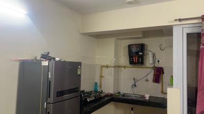 Kitchen Image of 580 Sq.ft 1 BHK Apartment / Flat for rent in Wave Dream Homes, Wave City Ghaziabad for Rs. 16800