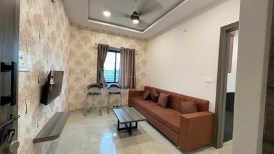 Living Room Image of 750 Sq.ft 1 BHK Builder Floor for rent in Scheme No 113 Indore for Rs. 19500