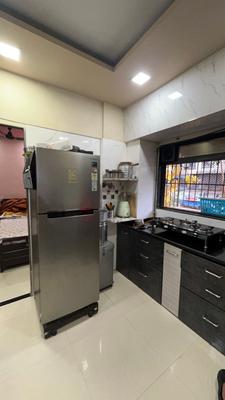 Kitchen Image of 650 Sq.ft 2 BHK Apartment / Flat for sale in Gokul Horizon, Kandivali East Mumbai for Rs. 15000000