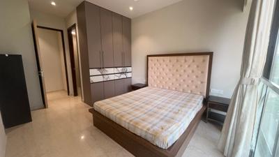Bedroom Image of 1350 Sq.ft 3 BHK Apartment / Flat for rent in Adani Ten BKC, Bandra East Mumbai for Rs. 220000