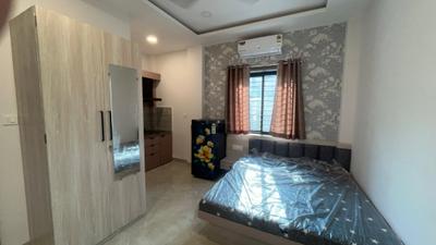 Bedroom Image of 1400 Sq.ft 1 RK Builder Floor for rent in Scheme 78 Indore for Rs. 15500