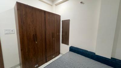 Bedroom Image of 1500 Sq.ft 1 BHK Builder Floor for rent in Mahalakshmi Nagar Indore for Rs. 18500