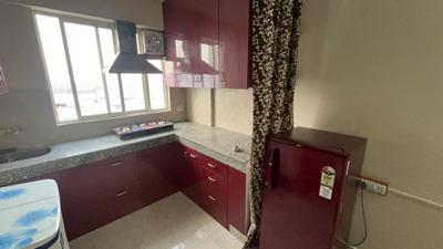 Kitchen Image of 500 Sq.ft 1 RK Apartment / Flat for rent in Wave City Ghaziabad for Rs. 17000