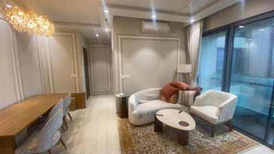 Living Room Image of 1250 Sq.ft 3 BHK Apartment / Flat for rent in Piramal Mahalaxmi South Tower, Worli Mumbai for Rs. 251000