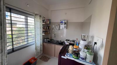 Kitchen Image of 1500 Sq.ft 1 BHK Apartment / Flat for rent in Mahalakshmi Nagar Indore for Rs. 20000