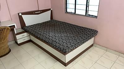 Bedroom Image of 650 Sq.ft 1 BHK Apartment / Flat for rent in Kunal Estate, Chinchwad Pune for Rs. 16500