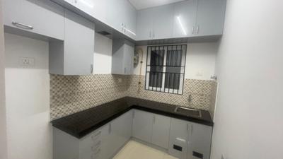 Kitchen Image of 918 Sq.ft 3 BHK Apartment / Flat for rent in Urbanrise Revolution One, Padur Chennai for Rs. 28000