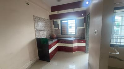 Kitchen Image of 1124 Sq.ft 2 BHK Apartment / Flat for rent in Shree Nand City, New Maninagar Ahmedabad for Rs. 13000