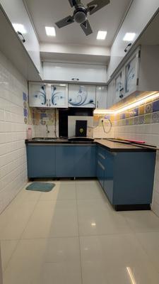 Kitchen Image of 585 Sq.ft 1 BHK Apartment / Flat for sale in Raunak Heights H2 And H3, Kasarvadavali Thane for Rs. 5500000