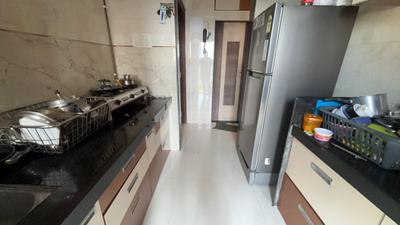 Kitchen Image of 550 Sq.ft 1 BHK Apartment / Flat for sale in Vedant Shree Gopinath Sublime, Kalwa Thane for Rs. 8500000
