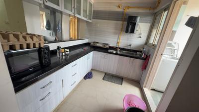 Kitchen Image of 1215 Sq.ft 2 BHK Apartment / Flat for rent in Samved Alpine Heights, Navrangpura Ahmedabad for Rs. 33000