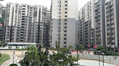 Balcony Image of 840 Sq.ft 2 BHK Apartment / Flat for rent in Aditya Urban Homes, Bamheta Village Ghaziabad for Rs. 11500