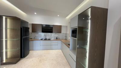 Kitchen Image of 1700 Sq.ft 2 BHK Apartment / Flat for rent in Cox Town Bengaluru for Rs. 90000