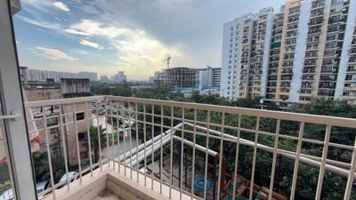Balcony Image of 1350 Sq.ft 3 BHK Apartment / Flat for rent in Ajnara Homes, Noida Extension Greater Noida for Rs. 22000