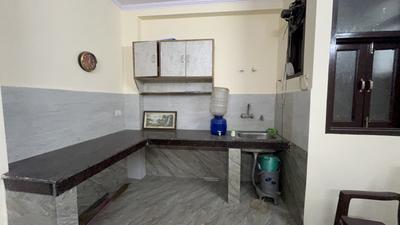 Kitchen Image of 450 Sq.ft 1 BHK Independent House for rent in Gautam Nagar New Delhi for Rs. 23000