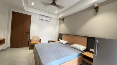 Bedroom Image of 650 Sq.ft 1 RK Builder Floor for rent in DLF Phase 3 Gurgaon for Rs. 24500