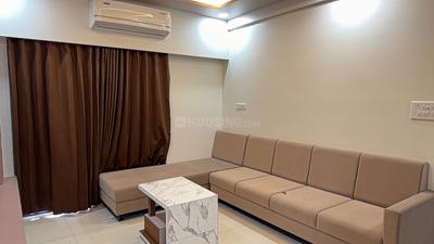 Living Room Image of 1550 Sq.ft 3 BHK Apartment / Flat for rent in Adani Amogha, Shantigram Ahmedabad for Rs. 50000