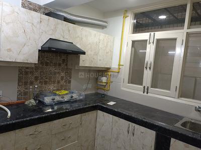Kitchen Image of 1000 Sq.ft 1 BHK Independent House for rent in Sector 46 Noida for Rs. 28000